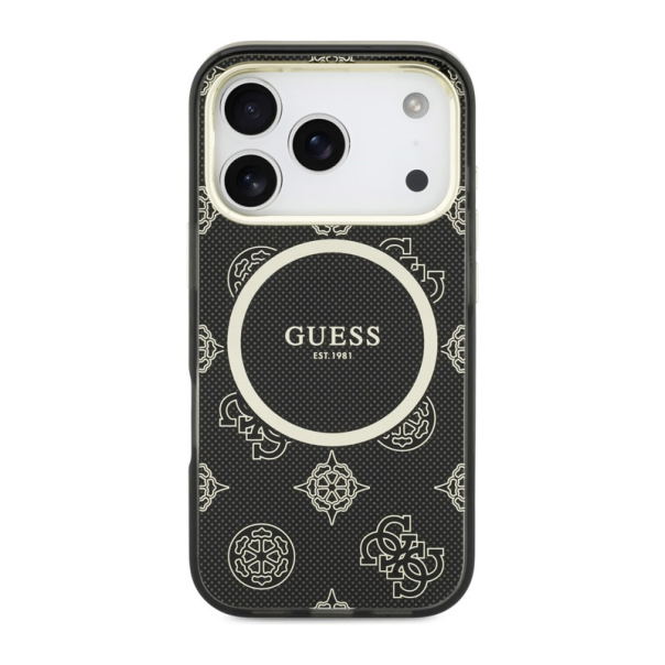Maska za iPhone 17 Pro Guess IML Peony Dot MagSafe siva - EP2848019