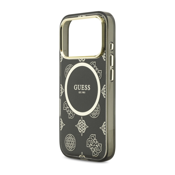 Maska za iPhone 17 Pro Guess IML Peony Dot MagSafe siva - EP2848019