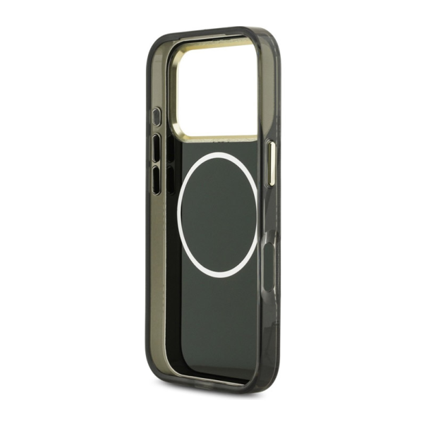 Maska za iPhone 17 Pro Guess IML Peony Dot MagSafe siva - EP2848019