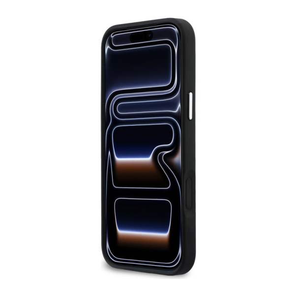 Maska za iPhone 17 Pro Karl Lagerfeld IML Glitter KL Diamond Logo crna - EP2850416