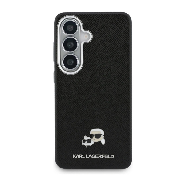 Maska za Samsung S26/ S941B Karl Lagerfeld Saffiano KC Metal Logo MagSafe crna - EP2879095