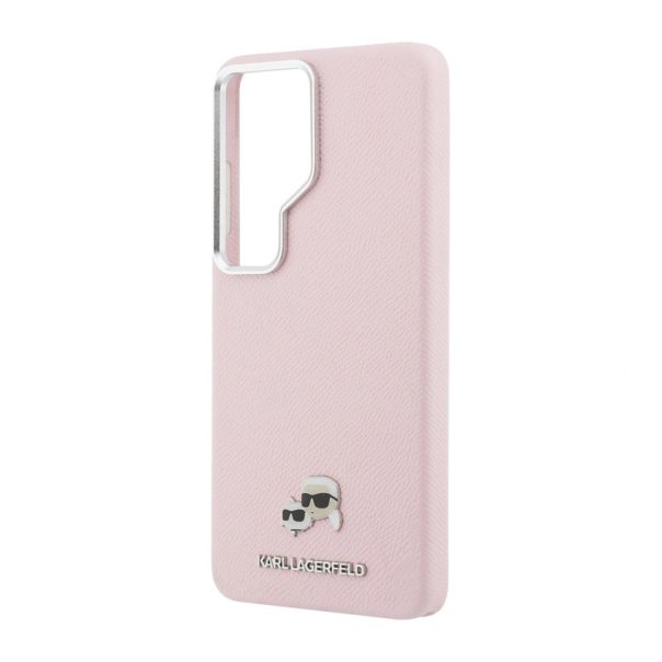 Maska za Samsung S26 Ultra/ S948B Karl Lagerfeld Saffiano KC Metal Logo MagSafe roze - EP2879104