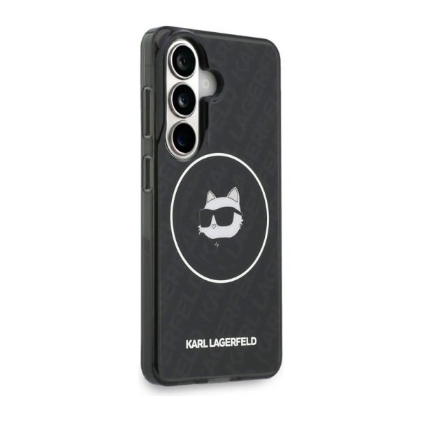Maska za Samsung S26/ S941B Karl Lagerfeld IML Repeated Choupette MagSafe crna - EP2879128
