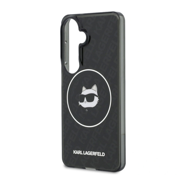 Maska za Samsung S26/ S941B Karl Lagerfeld IML Repeated Choupette MagSafe crna - EP2879128
