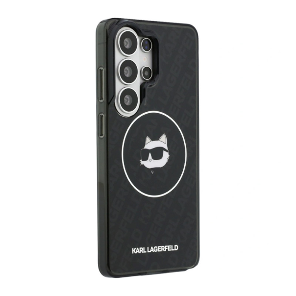 Maska za Samsung S26 Ultra/ S948B Karl Lagerfeld IML Repeated Choupette MagSafe crna - EP2879131