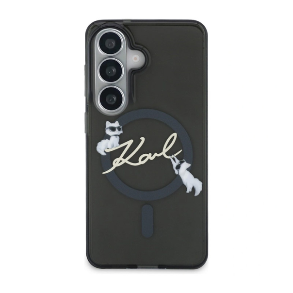 Maska za Samsung S26/ S941B Karl Lagerfeld IML KC Script MagSafe crna - EP2879134