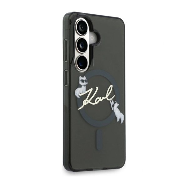 Maska za Samsung S26/ S941B Karl Lagerfeld IML KC Script MagSafe crna - EP2879134