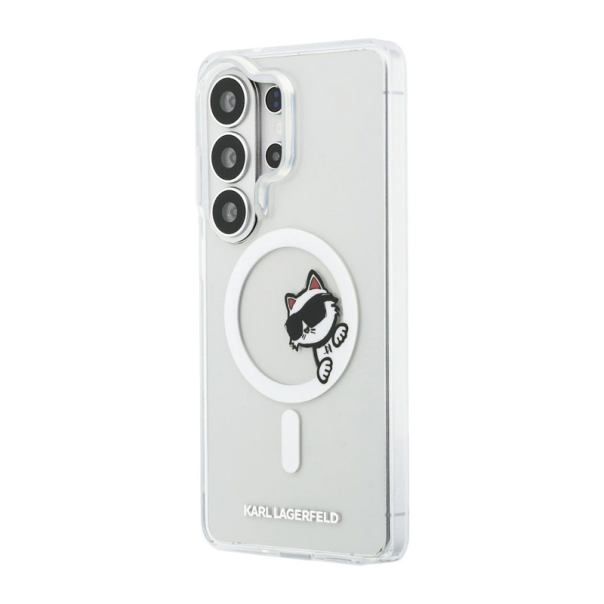 Maska za Samsung S26 Ultra/ S948B Karl Lagerfeld IML Peekaboo Choupette MagSafe transparent - EP2879161