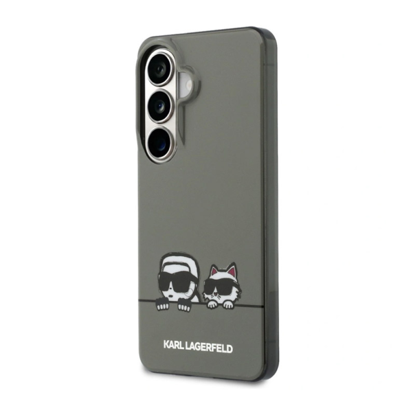 Maska za Samsung S26/ S941B Karl Lagerfeld IML Peekaboo Karl&Choupette MagSafe crna - EP2879170