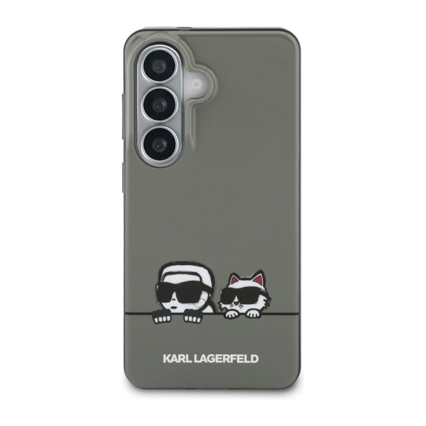 Maska za Samsung S26/ S941B Karl Lagerfeld IML Peekaboo Karl&Choupette MagSafe crna - EP2879170