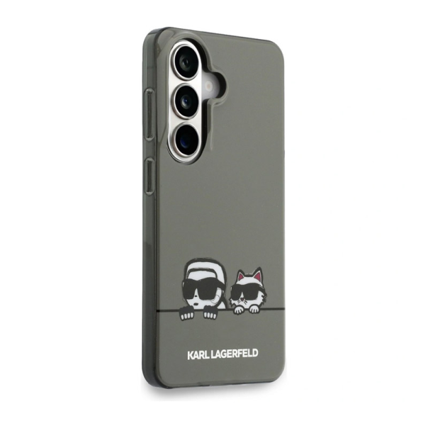 Maska za Samsung S26/ S941B Karl Lagerfeld IML Peekaboo Karl&Choupette MagSafe crna - EP2879170
