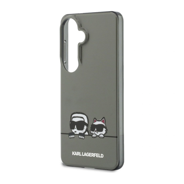 Maska za Samsung S26/ S941B Karl Lagerfeld IML Peekaboo Karl&Choupette MagSafe crna - EP2879170