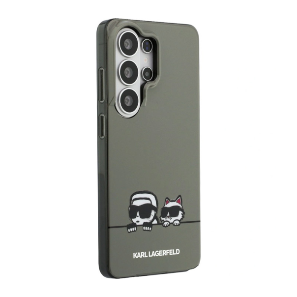 Maska za Samsung S26 Ultra/ S948B Karl Lagerfeld IML Peekaboo Karl&Choupette MagSafe crna - EP2879173