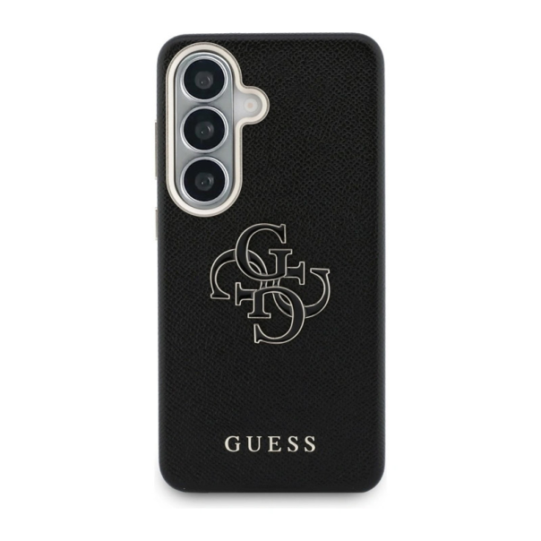 Maska za Samsung S26/ S941B Guess Grained Big 4G Metal Logo crna - EP2879182