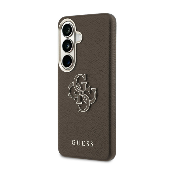 Maska za Samsung S26/ S941B braon Guess Grained Big 4G Metal Logo - EP2881322