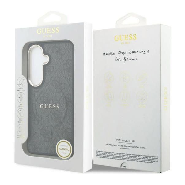 Maska za Samsung S26/ S941B Guess 4G Embossed Ring MagSafe crna - EP2877069