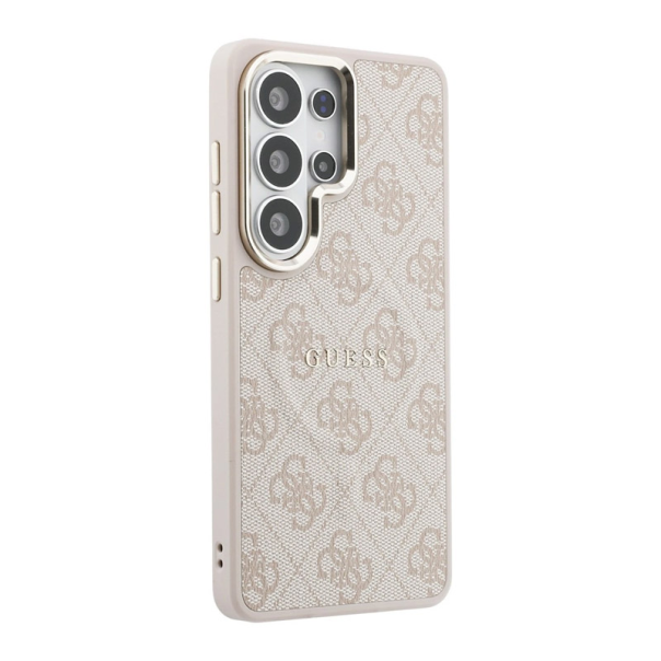 Maska za Samsung S26 Ultra/ S948B Guess 4G Embossed Ring MagSafe roze - EP2877078