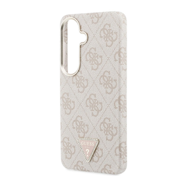 Maska za Samsung S26/ S941B Guess 4G Triangle Logo MagSafe roze - EP2879203