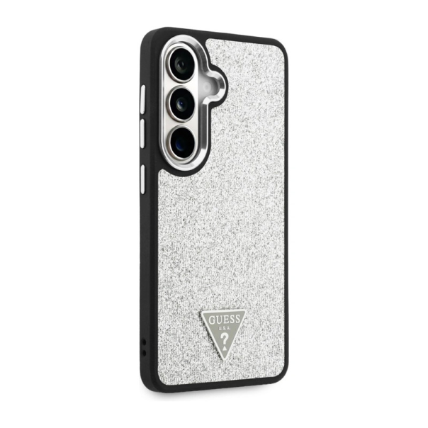 Maska za Samsung S26/ S941B silver Guess Fixed Glitter Triangle MagSafe - EP2879215