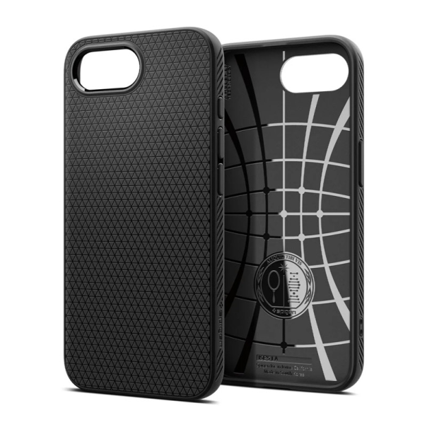 Maska za iPhone 16e/ 17e mat Spigen Liquid Air crna - EP3097367