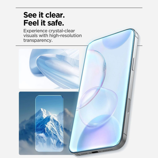 Zaštitno staklo Spigen ALM GLAS.tR Slim HD za iPhone 17 Pro Max (3 komada) - EP3097379