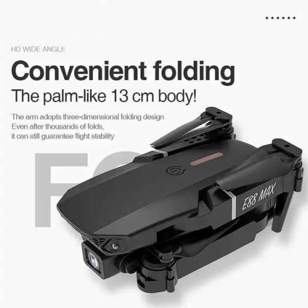 Dron na daljinsko upravljanje sa dve kamere, Crni - CHEP009