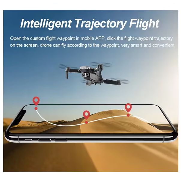 Dron na daljinsko upravljanje sa dve kamere, Crni - CHEP009