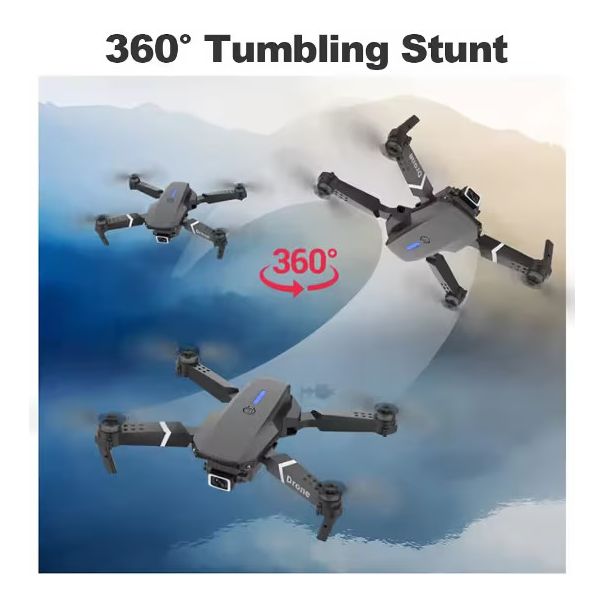 Dron na daljinsko upravljanje sa dve kamere, Crni - CHEP009