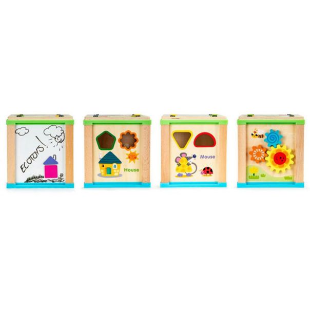 ECO TOYS Drvena interaktivna kocka - HM015470