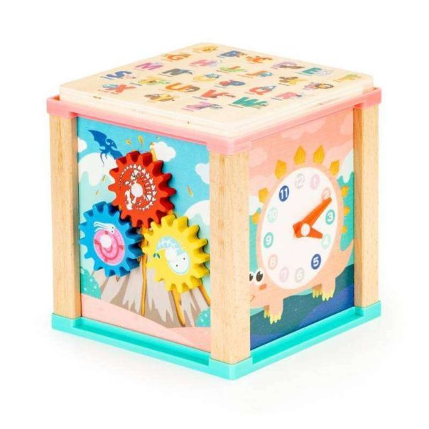ECO TOYS Drvena interaktivna kocka MS - HM015471