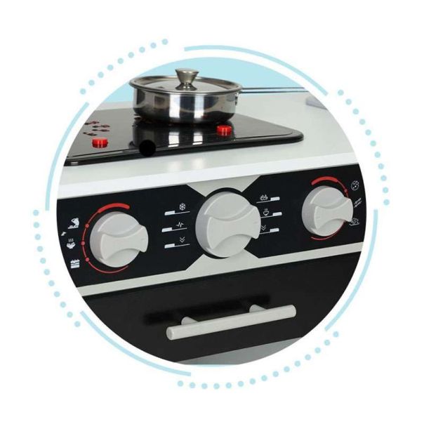 ECO TOYS Drvena kuhinja za decu sa posuđem za igru - PLK560