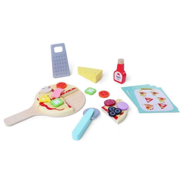 ECO TOYS Igračka drvena pećnica za pizzu - 4366