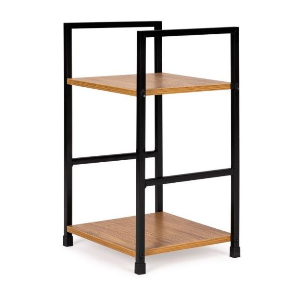 MODERNHOME Drvena polica sa dva nivoa, loft wild oak - CWJ302448 WO