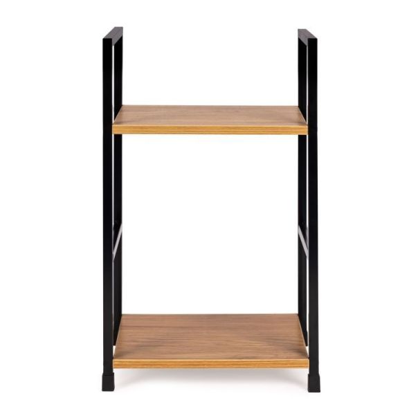 MODERNHOME Drvena polica sa dva nivoa, loft wild oak - CWJ302448 WO