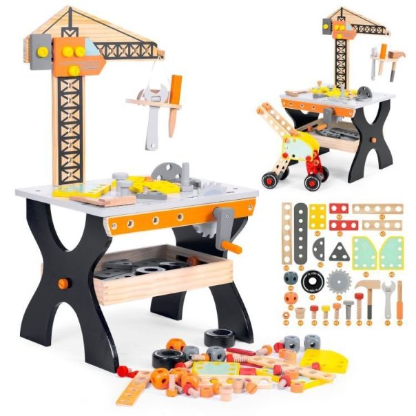 ECO TOYS Drvena radionica za decu, sto sa alatom – ecotoys - EP2749298