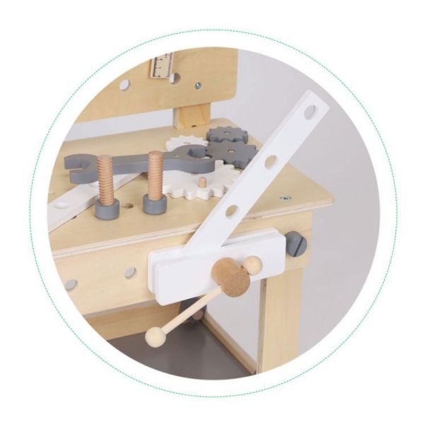 ECO TOYS Drvena igračka radionica za decu sa alatom - W03D076E