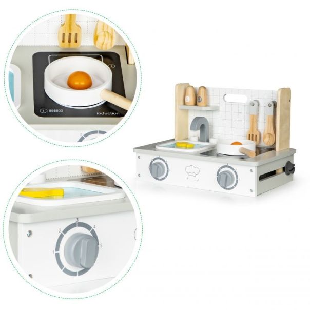 ECO TOYS Drvena mini kuhinja sa dodacima - TL10159
