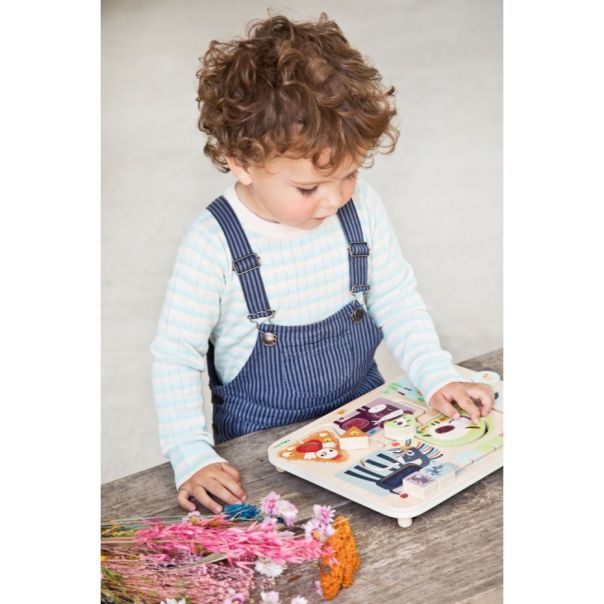 LILLIPUTIENS Drvena tabla sa aktivnostima Farma - 83339