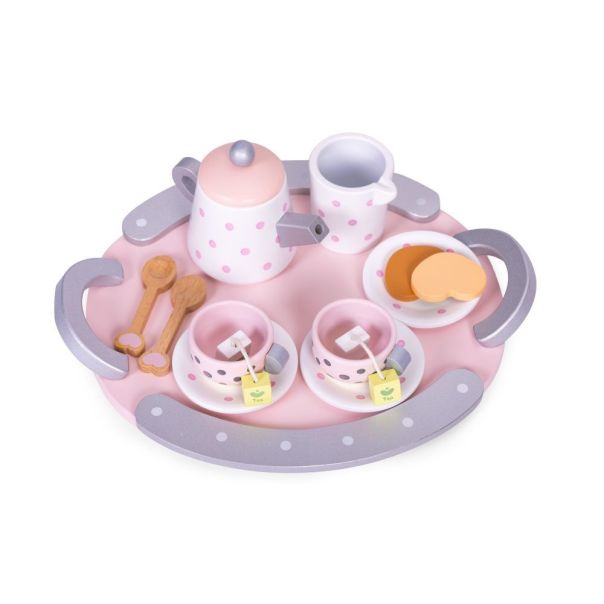 ECO TOYS Drveni set za čaj šolje čajnik 15 komada ecotoys - EP2751967