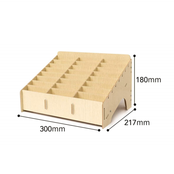 Drveni stalak za telefone sa 24 pregrade type 2 - 214923