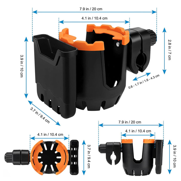 Držač 2u1 za telefon i casu za motor i bicikl - 611502-1