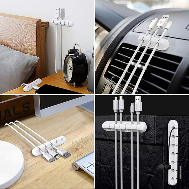 Drzac kablova EL set 3u1 beli - 208427