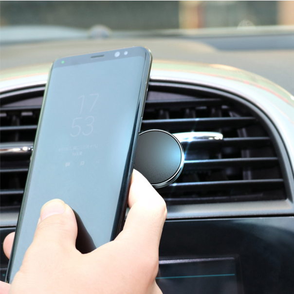 Auto držač za telefon mini magnetni crni - 600004-1