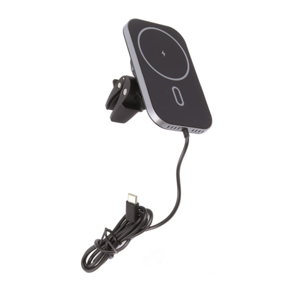 Auto držač za telefon sa bezicnim punjenjem MAGSAFE T200-F crni - 606777