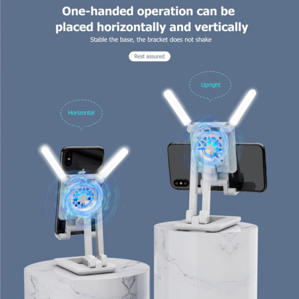 Drzac za mobilni F6 sa LED rasvetom pink - 92201