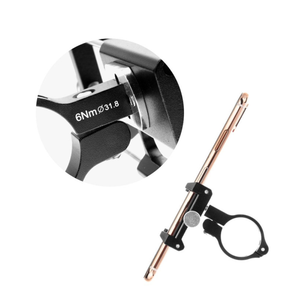 Držač za mobilni telefon GUB G85 za električni trotinet Xiaomi M365 crni - 86381