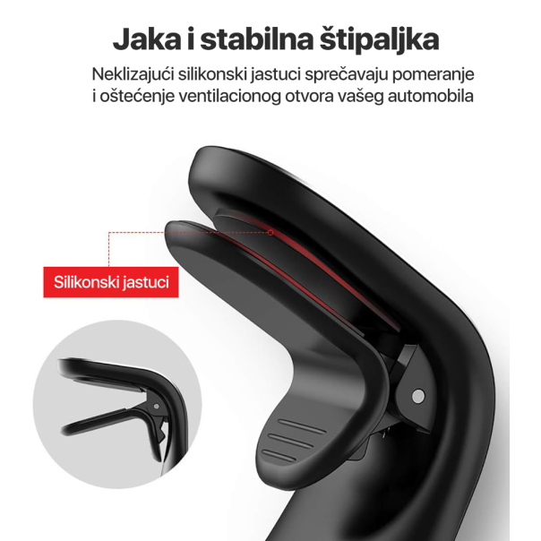 Drzac za mobilni telefon Pluginn PI-01 magnetic vent - 220340