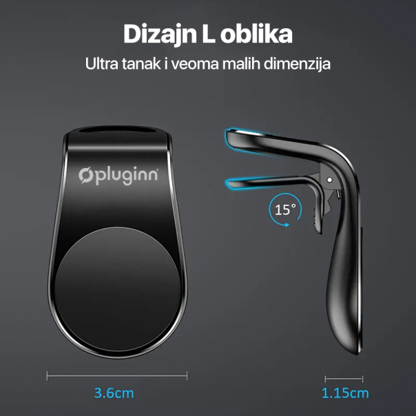 Drzac za mobilni telefon Pluginn PI-01 magnetic vent - 220340