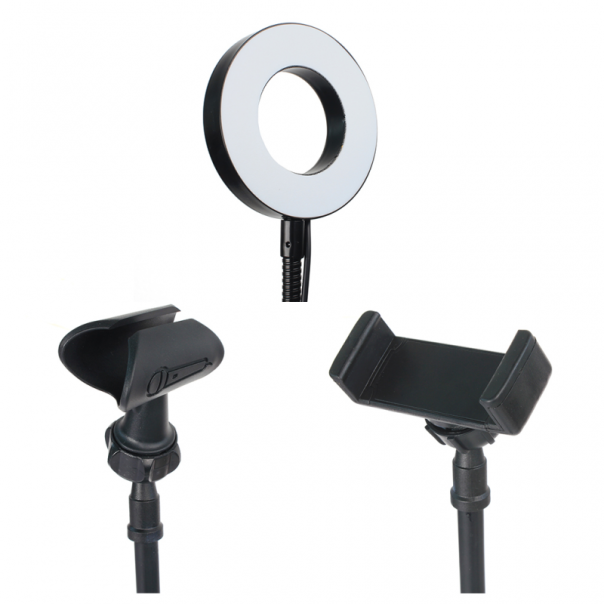 Drzac za mobilni telefon sa LED lampom 3u1 - 91057