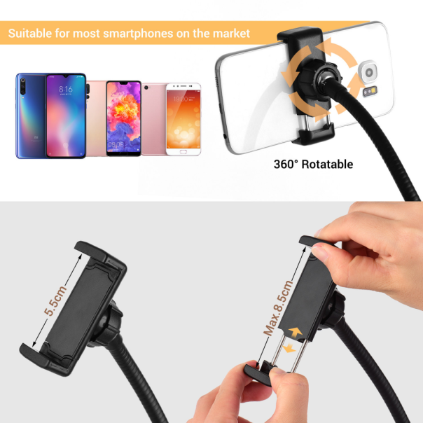 Drzac za mobilni telefon sa LED lampom 3u1 - 91057